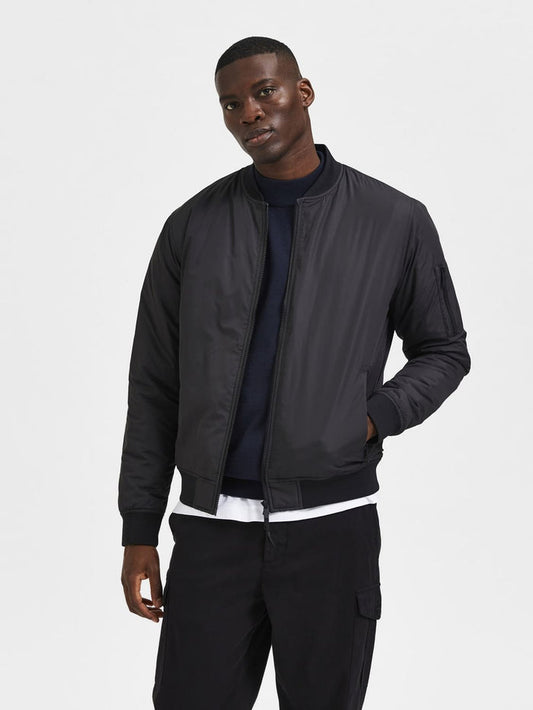 Black Bomber Jacket