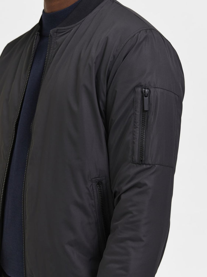 Black Bomber Jacket
