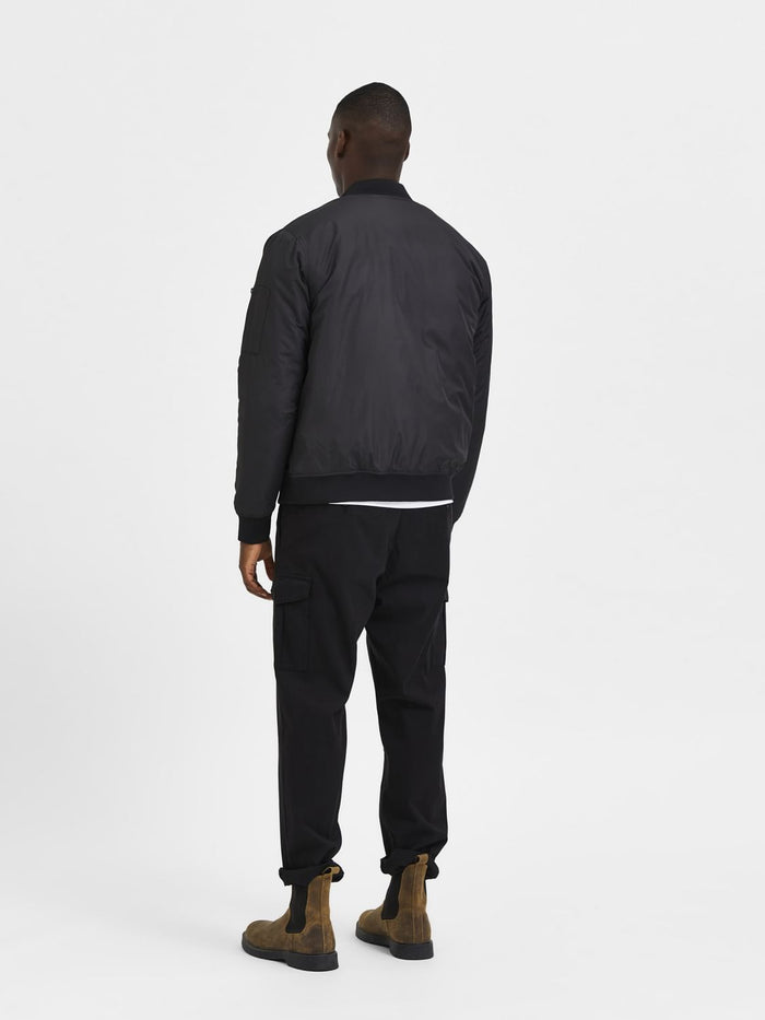 Black Bomber Jacket