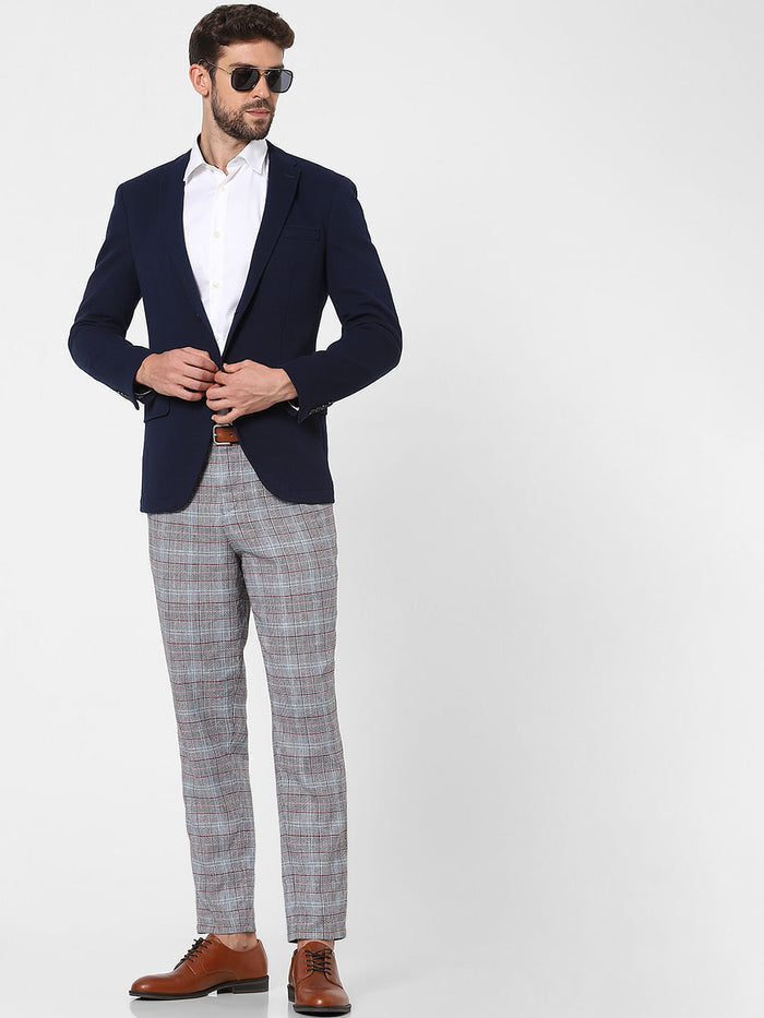 Black Check Trousers