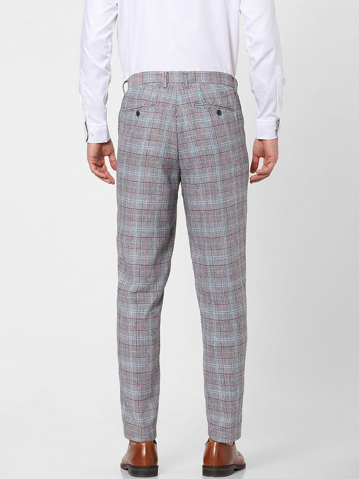 Black Check Trousers