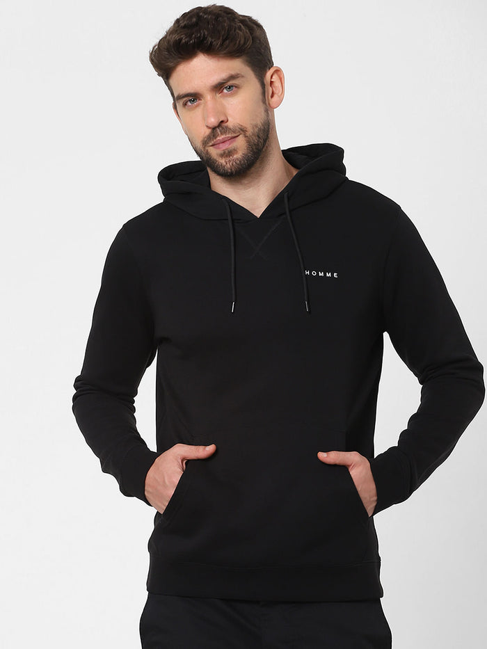 Black Hooded Sweatshirt