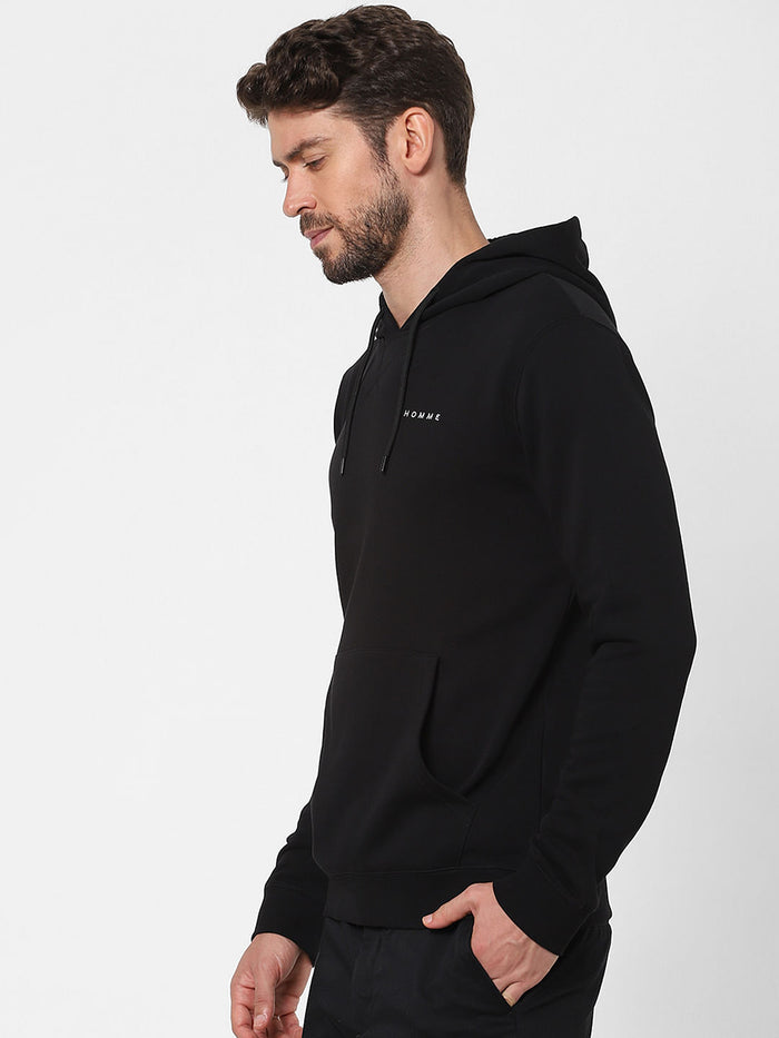 Black Hooded Sweatshirt