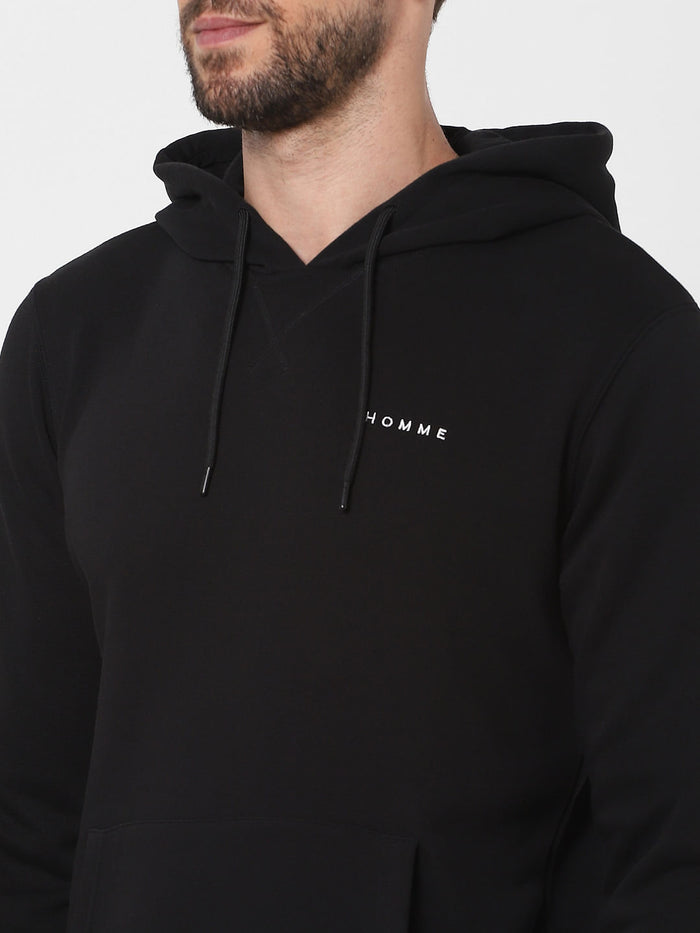 Black Hooded Sweatshirt