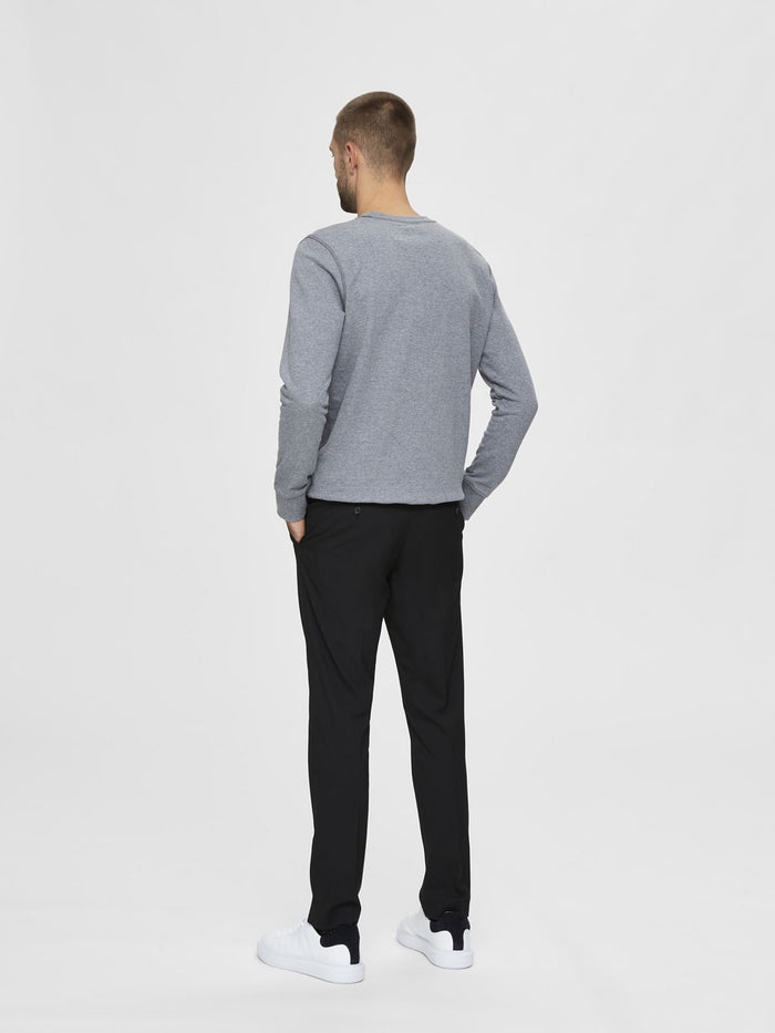Black Slim Fit Suit Trousers