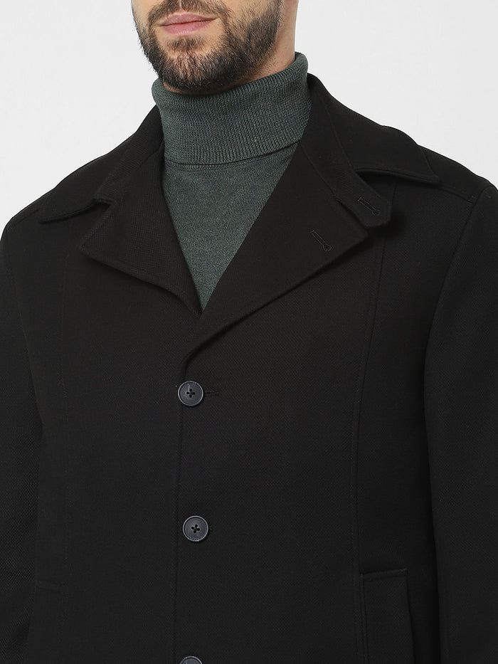 Black Solid Coat