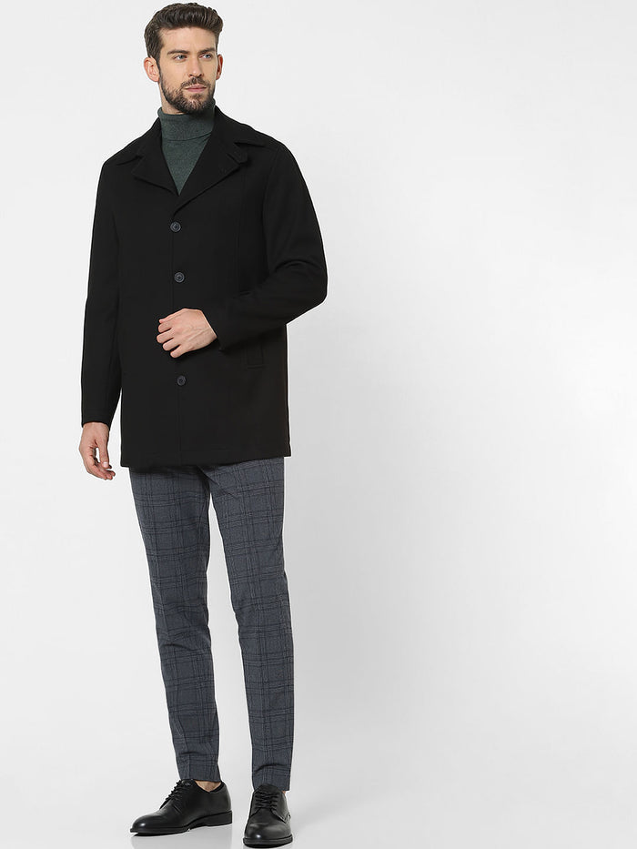 Black Solid Coat