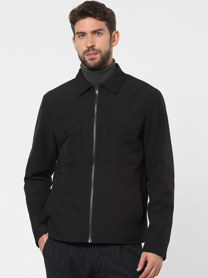 Black Solid Jacket