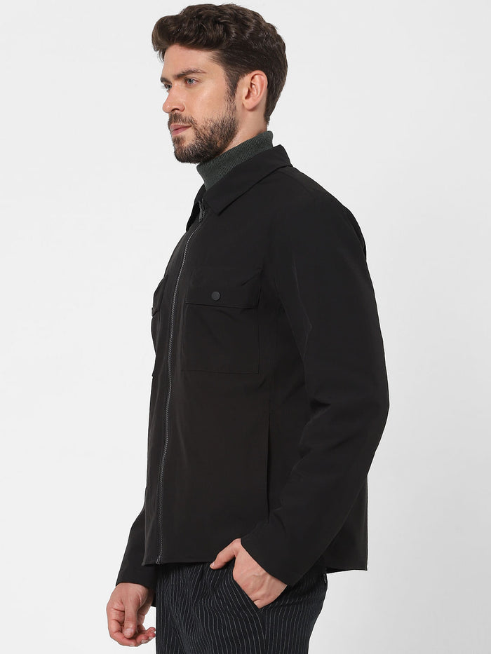 Black Solid Jacket