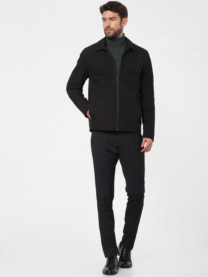 Black Solid Jacket
