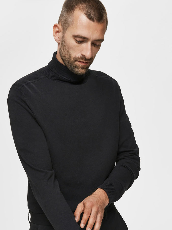 Black Turtleneck Pullover