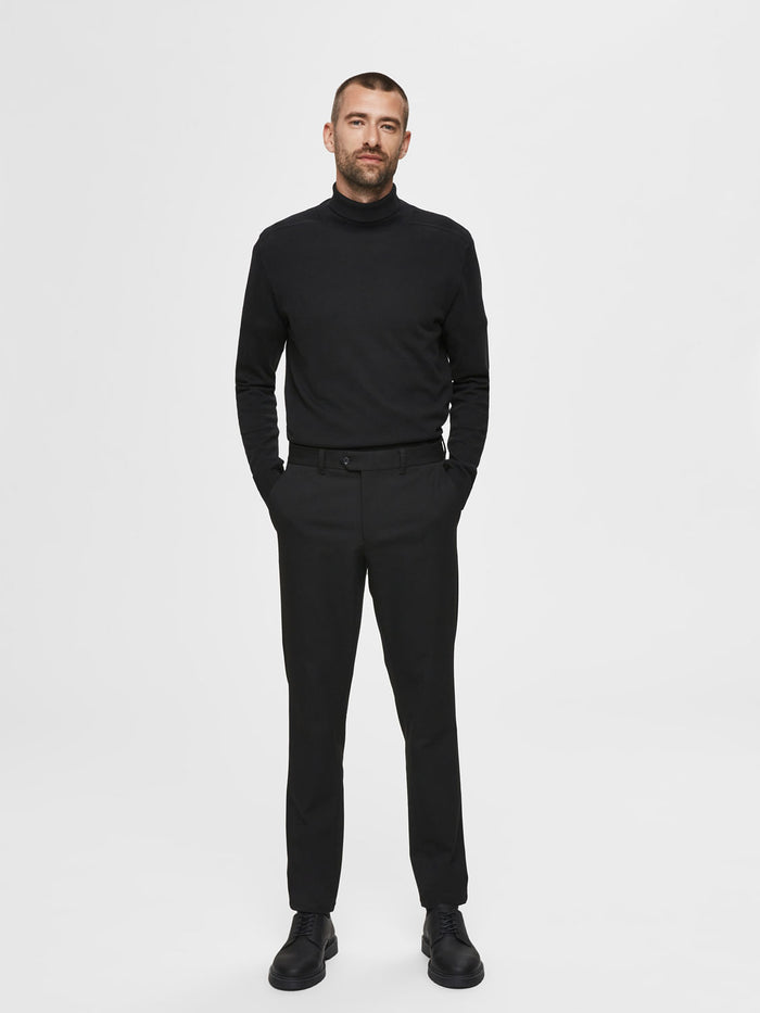 Black Turtleneck Pullover