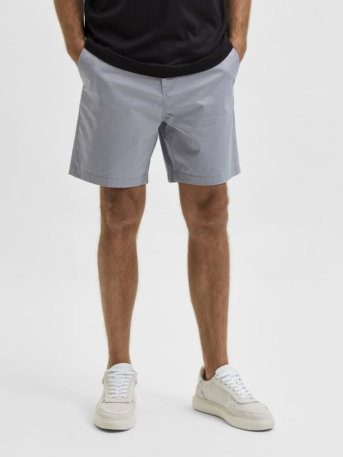 Blue Chino Shorts