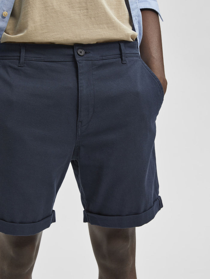 Blue Chino Shorts