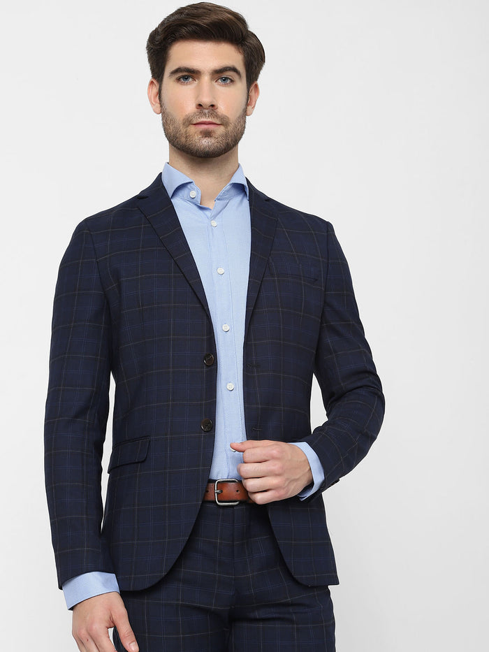 Blue Full Sleeves Dobby Shirt