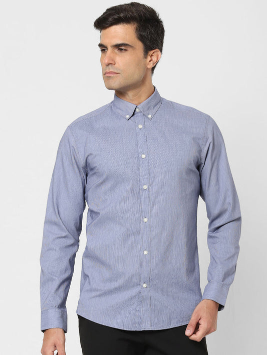 Blue Full Sleeves Shirt