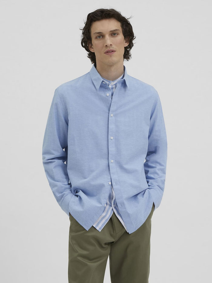 Blue Full Sleeves Shirt