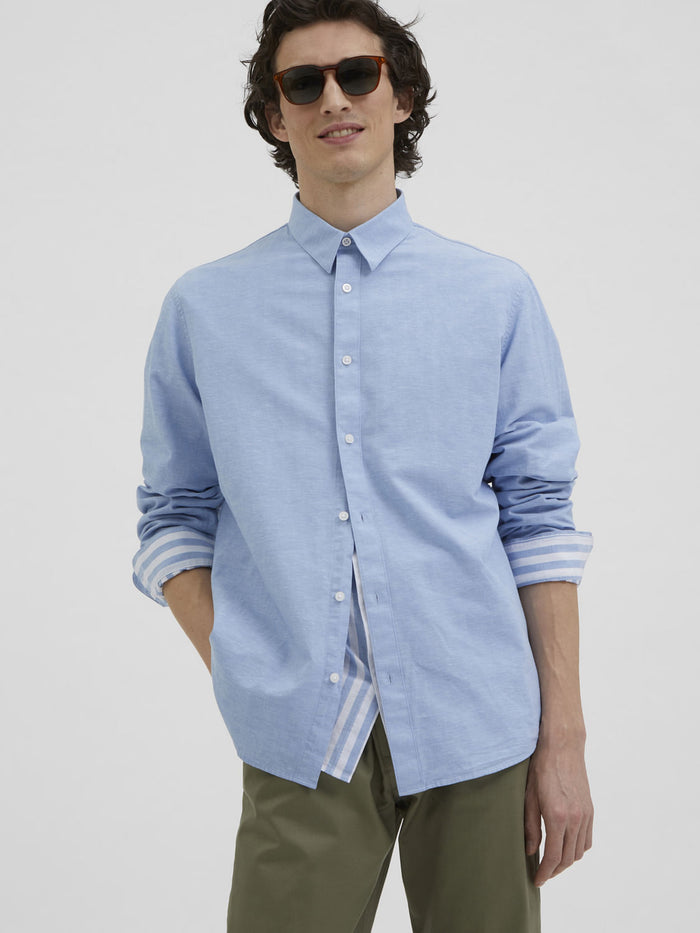 Blue Full Sleeves Shirt