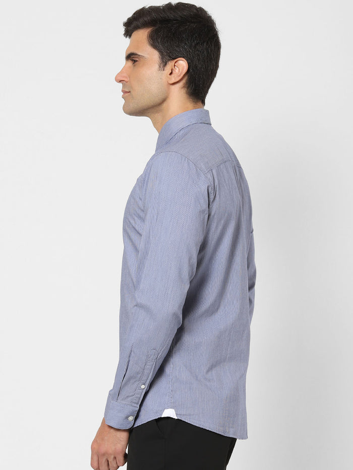 Blue Full Sleeves Shirt