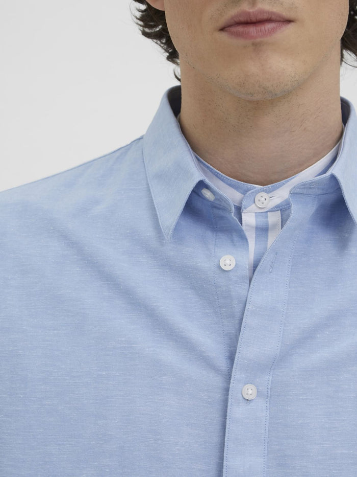 Blue Full Sleeves Shirt