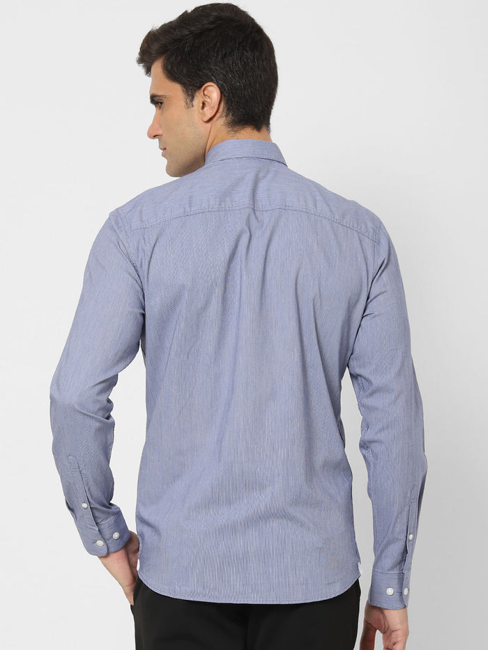 Blue Full Sleeves Shirt