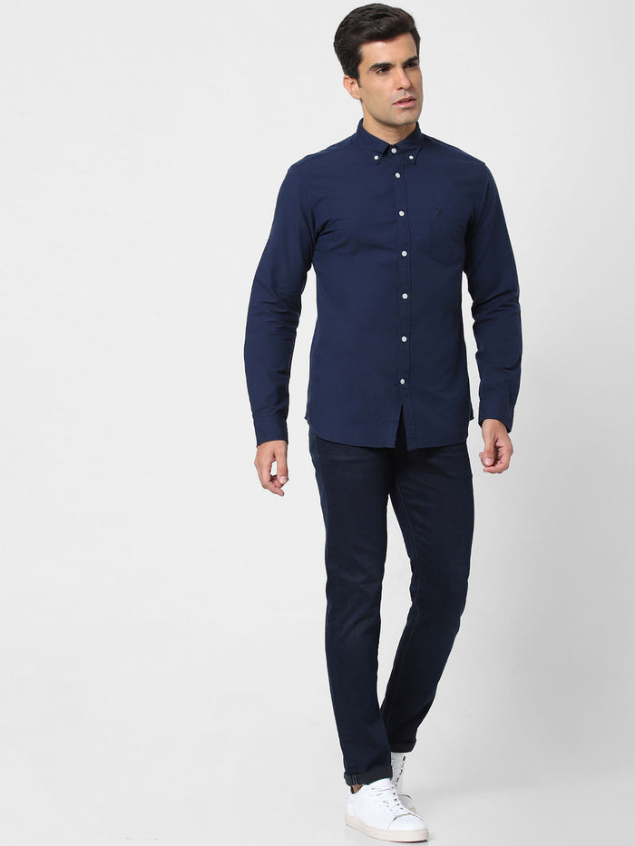 Blue Full Sleeves Shirt