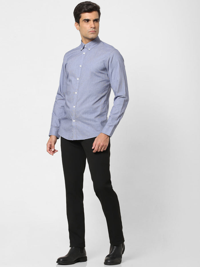 Blue Full Sleeves Shirt