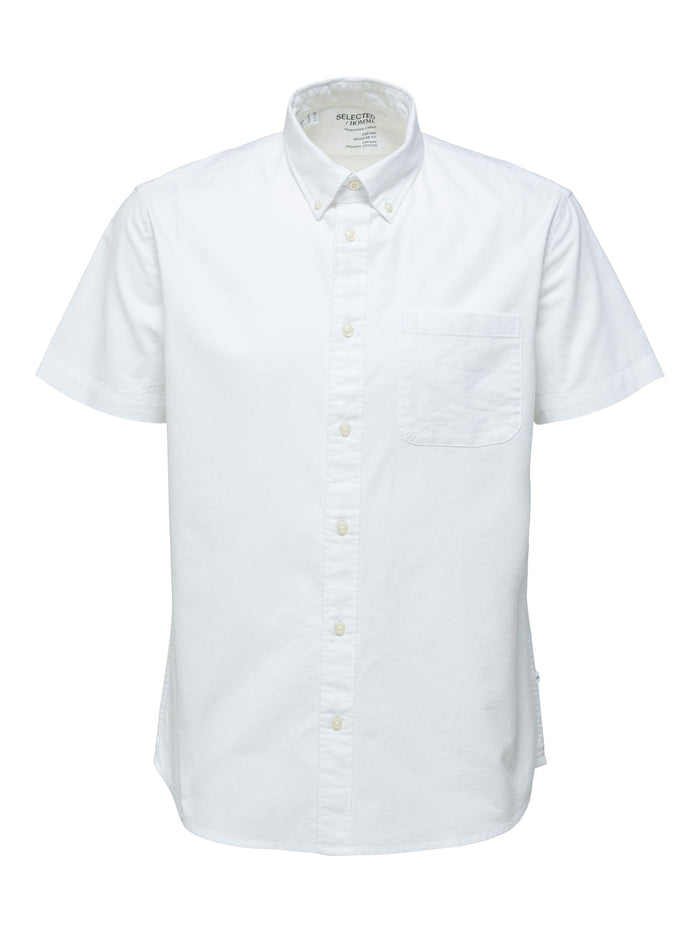 Blue Organic Cotton Half Sleeves Shirt