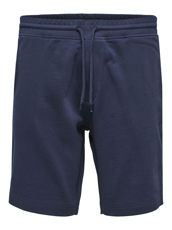 Blue Organic Cotton Sweatshorts