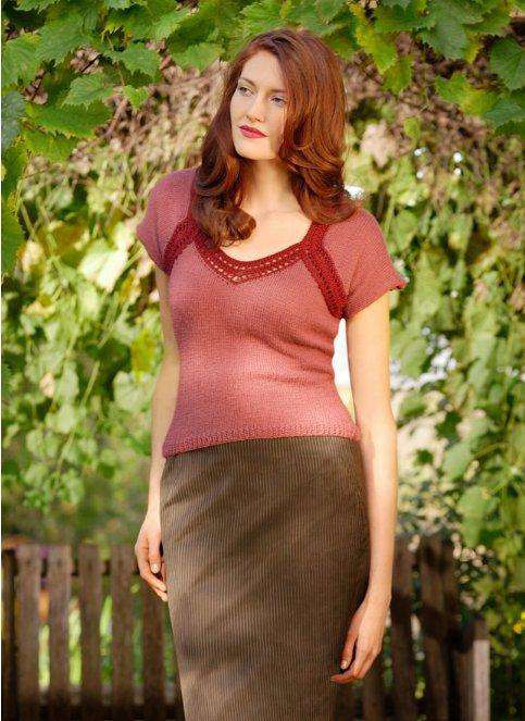 Blue Sky Alpacas Royal Alpaca Greta Blouse PATTERN ONLY-Patterns-Blue Sky Alpacas-Alpaca Direct