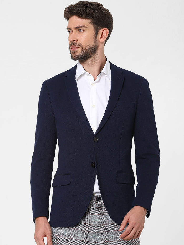 Blue Tailored Slim Fit Blazer