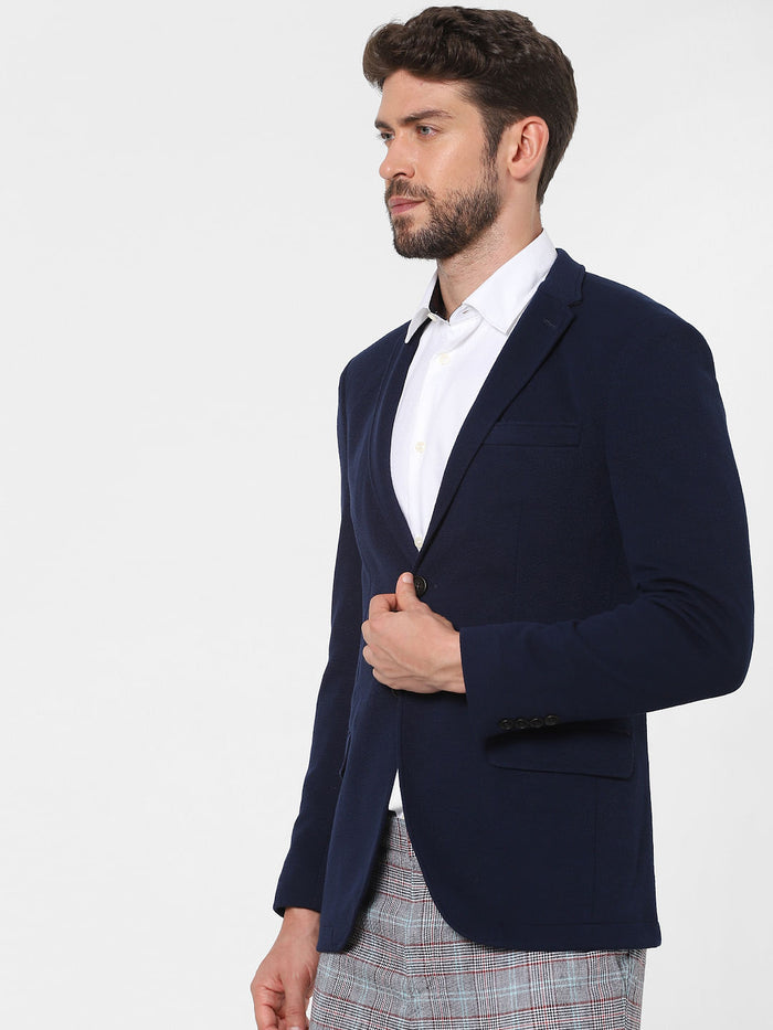Blue Tailored Slim Fit Blazer