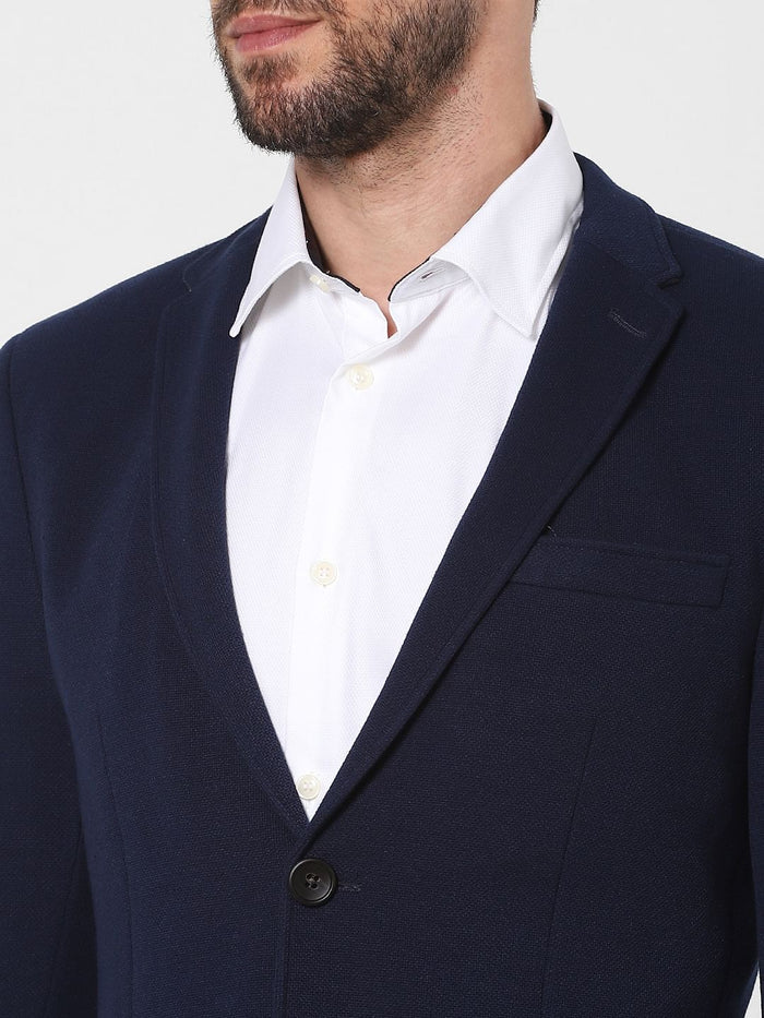 Blue Tailored Slim Fit Blazer