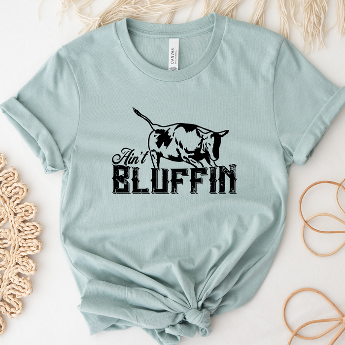 Bluffin Cow– Bella Canvas T-Shirt