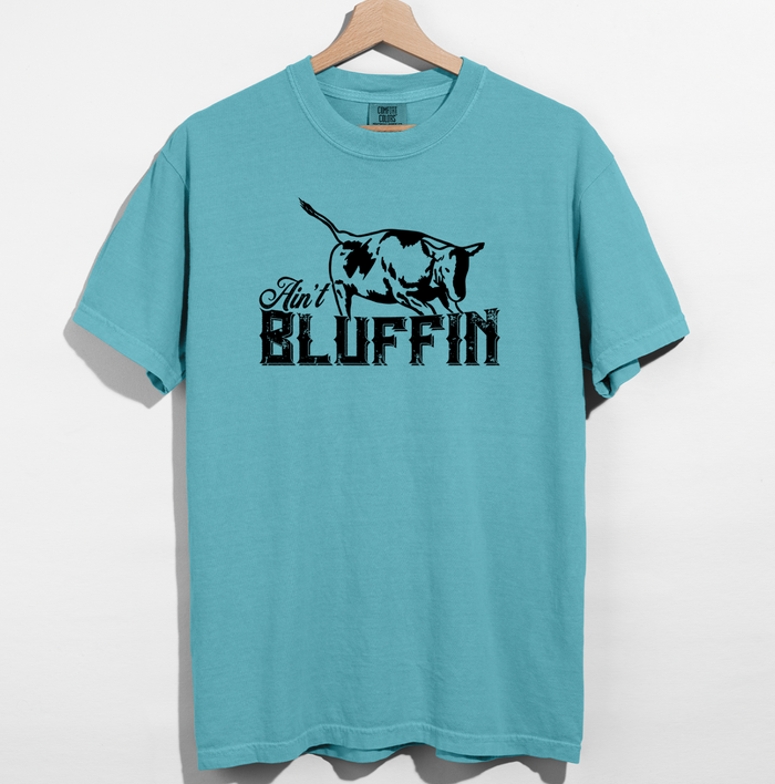 Bluffin Cow– Comfort Colors T-Shirt