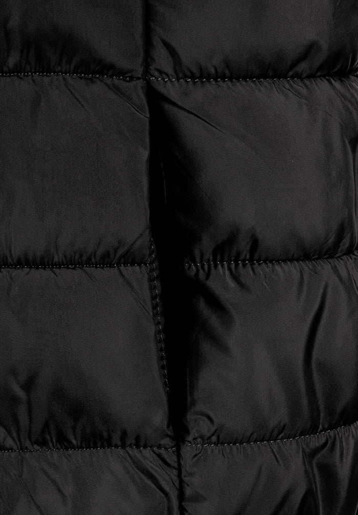 Padded Gilet, Black, Detachable Hood - 5