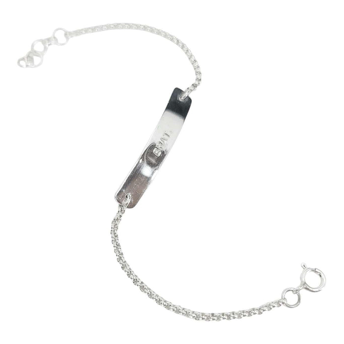 Bracelet - BRAT Stamped Plate (Sterling Silver) by imakecutestuff