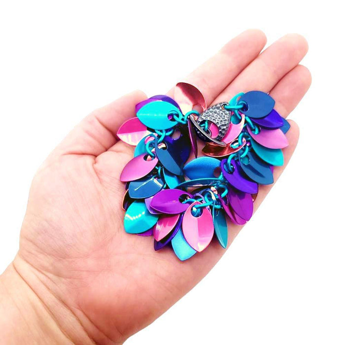 Bracelet - Leaf Cascade (Dark Mermaid) by Rebeca Mojica