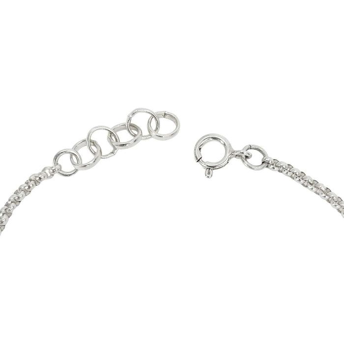 Bracelet - LOVE Stamped Plate (Sterling Silver) by imakecutestuff