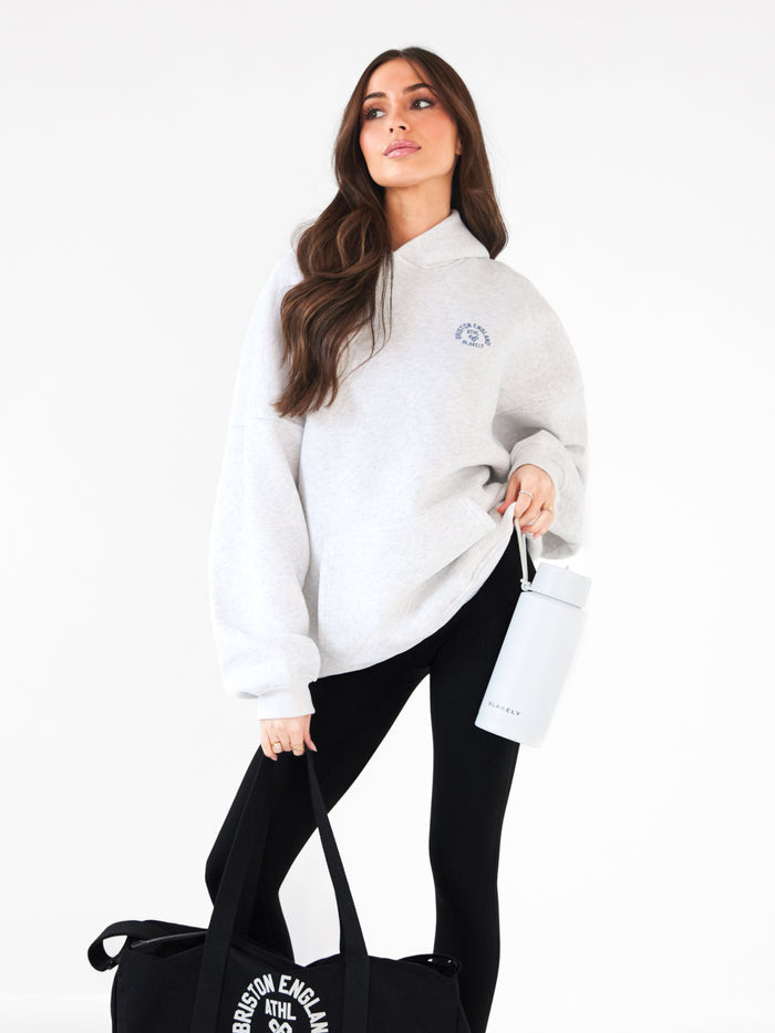 Briston Oversized Hoodie - Marl White
