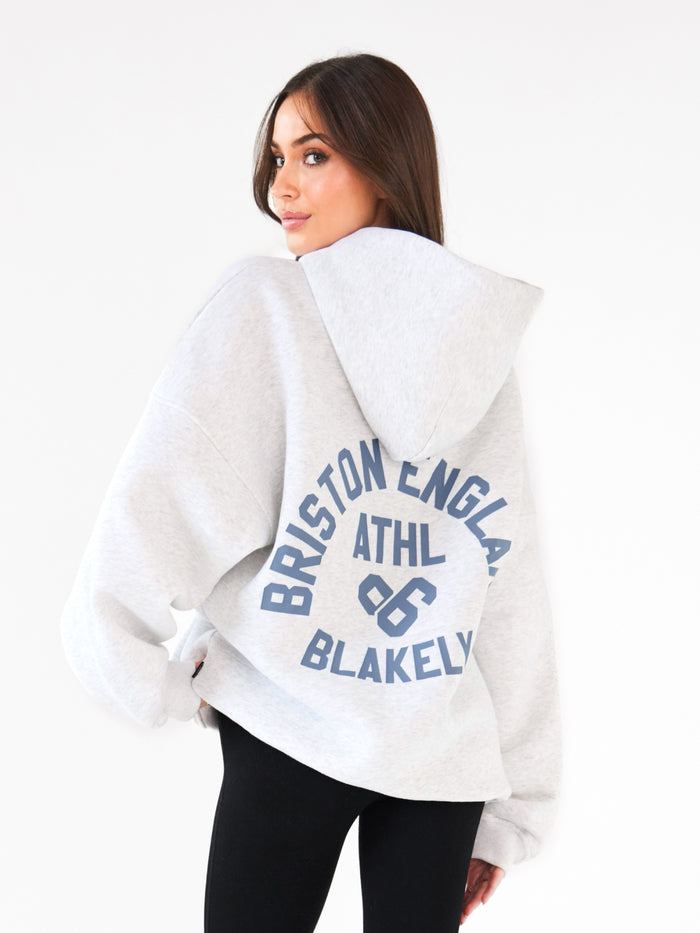 Briston Oversized Hoodie - Marl White