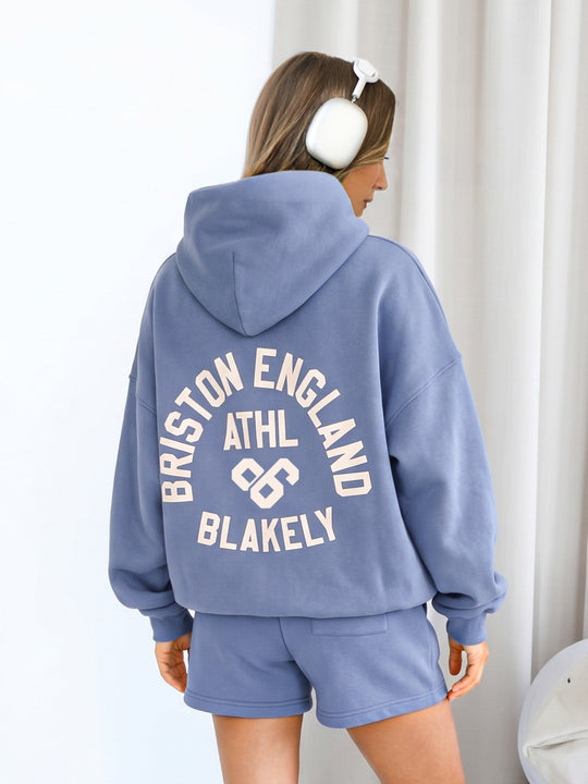 Briston Oversized Hoodie - Steel Blue