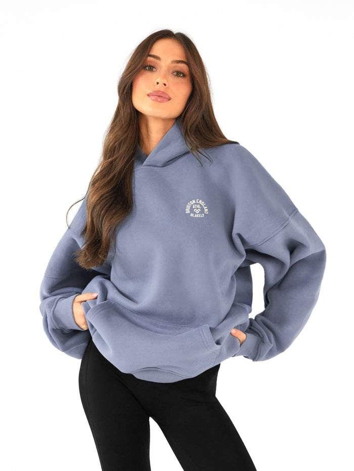 Briston Oversized Hoodie - Steel Blue