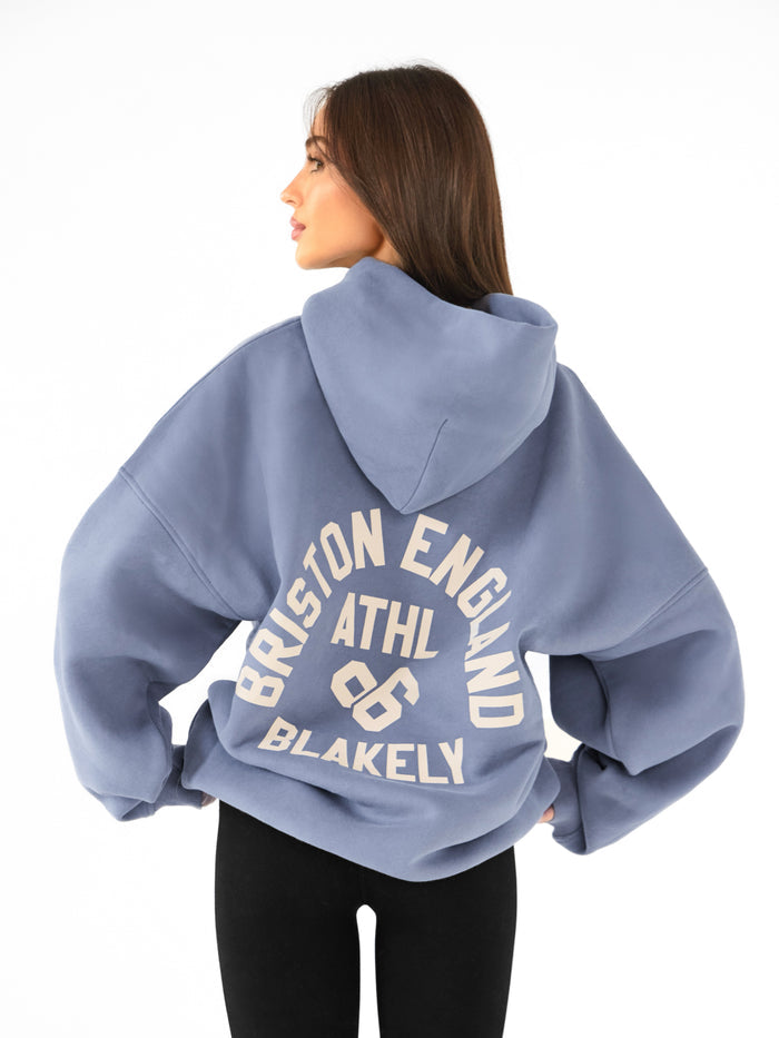 Briston Oversized Hoodie - Steel Blue
