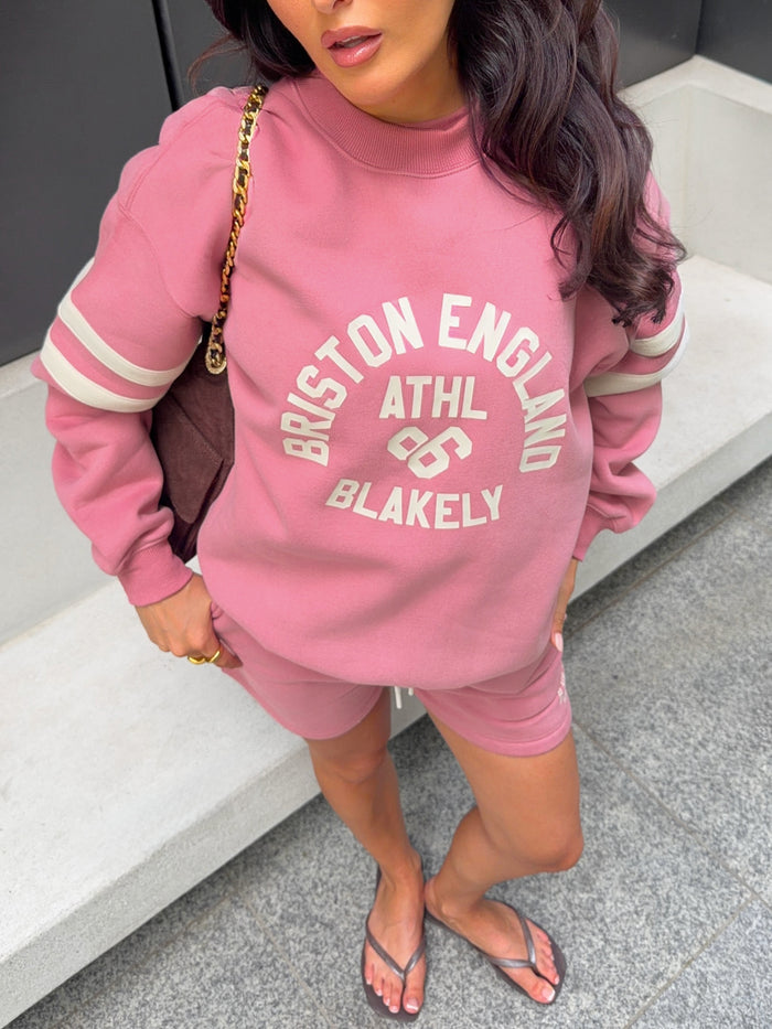 Briston Oversized Jumper - Warm Rose