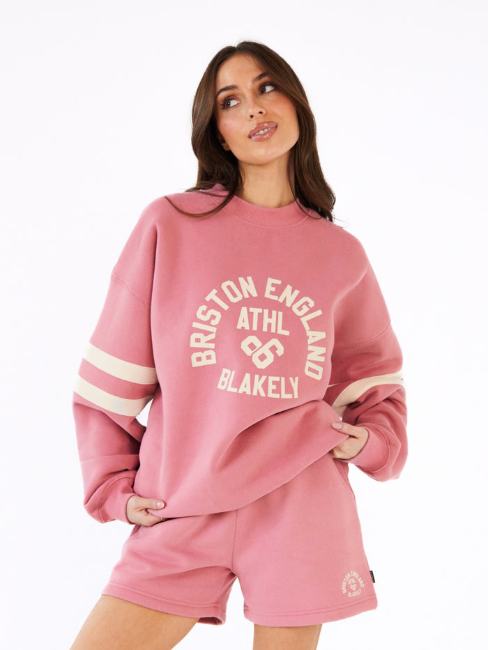 Briston Oversized Jumper - Warm Rose