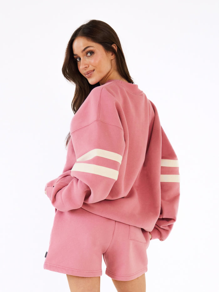 Briston Oversized Jumper - Warm Rose