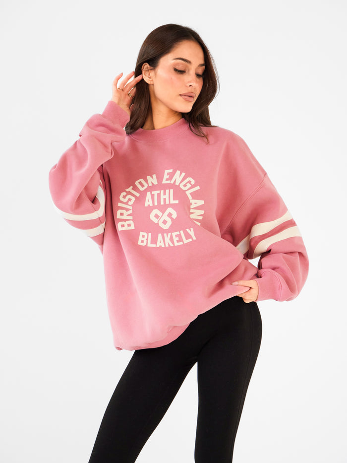 Briston Oversized Jumper - Warm Rose