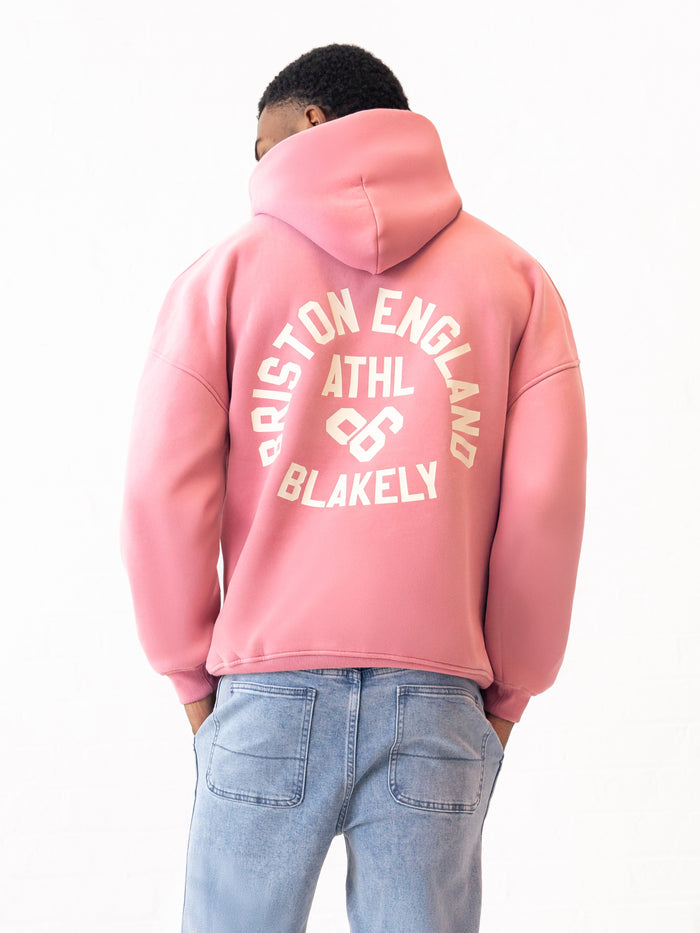 Briston Relaxed Hoodie - Warm Pink
