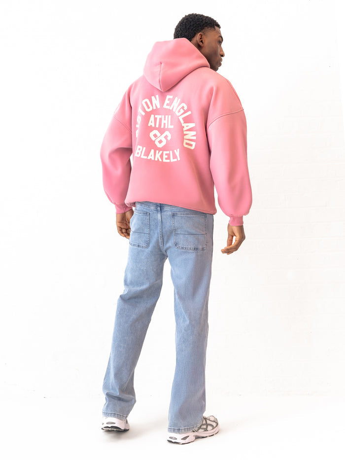 Briston Relaxed Hoodie - Warm Pink
